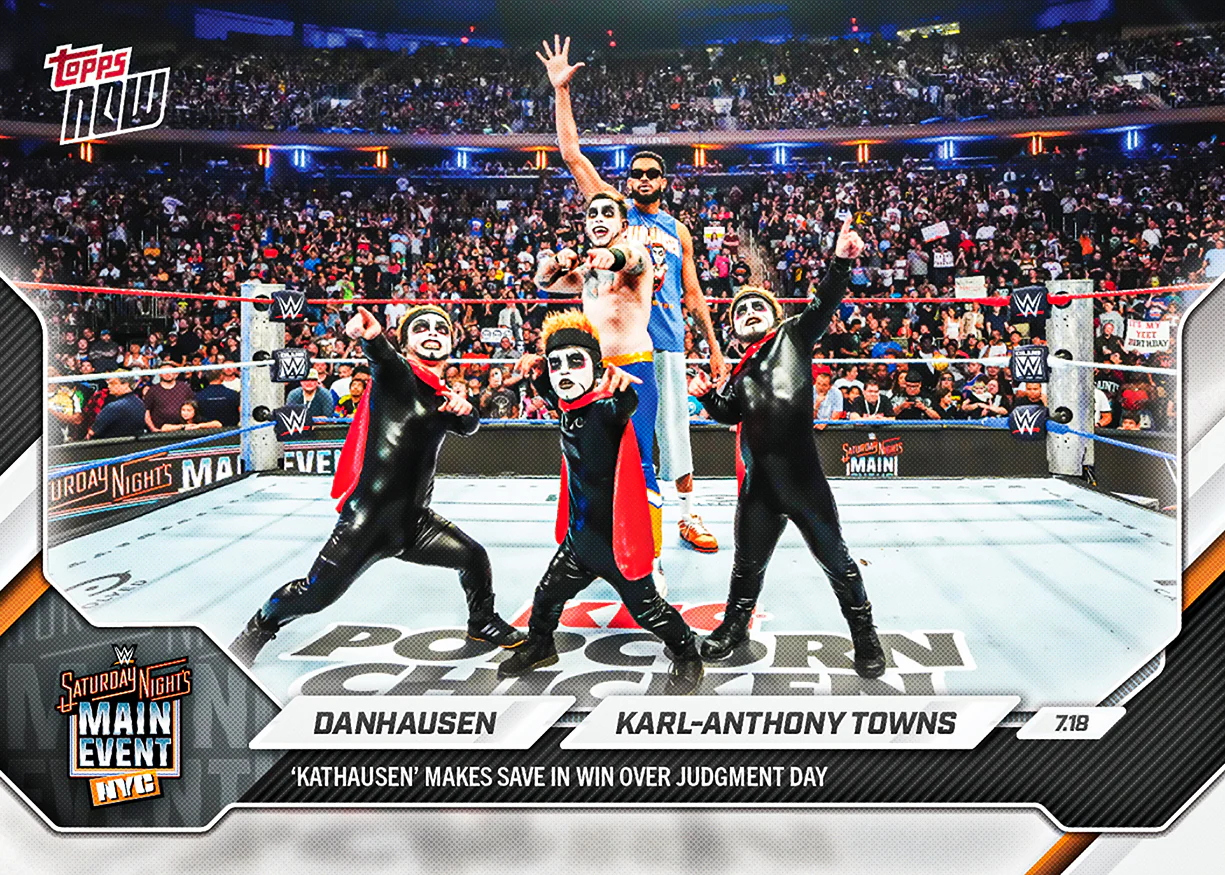 2026 WWE Topps NOW #72 Danhausen / Karl-Anthony Towns