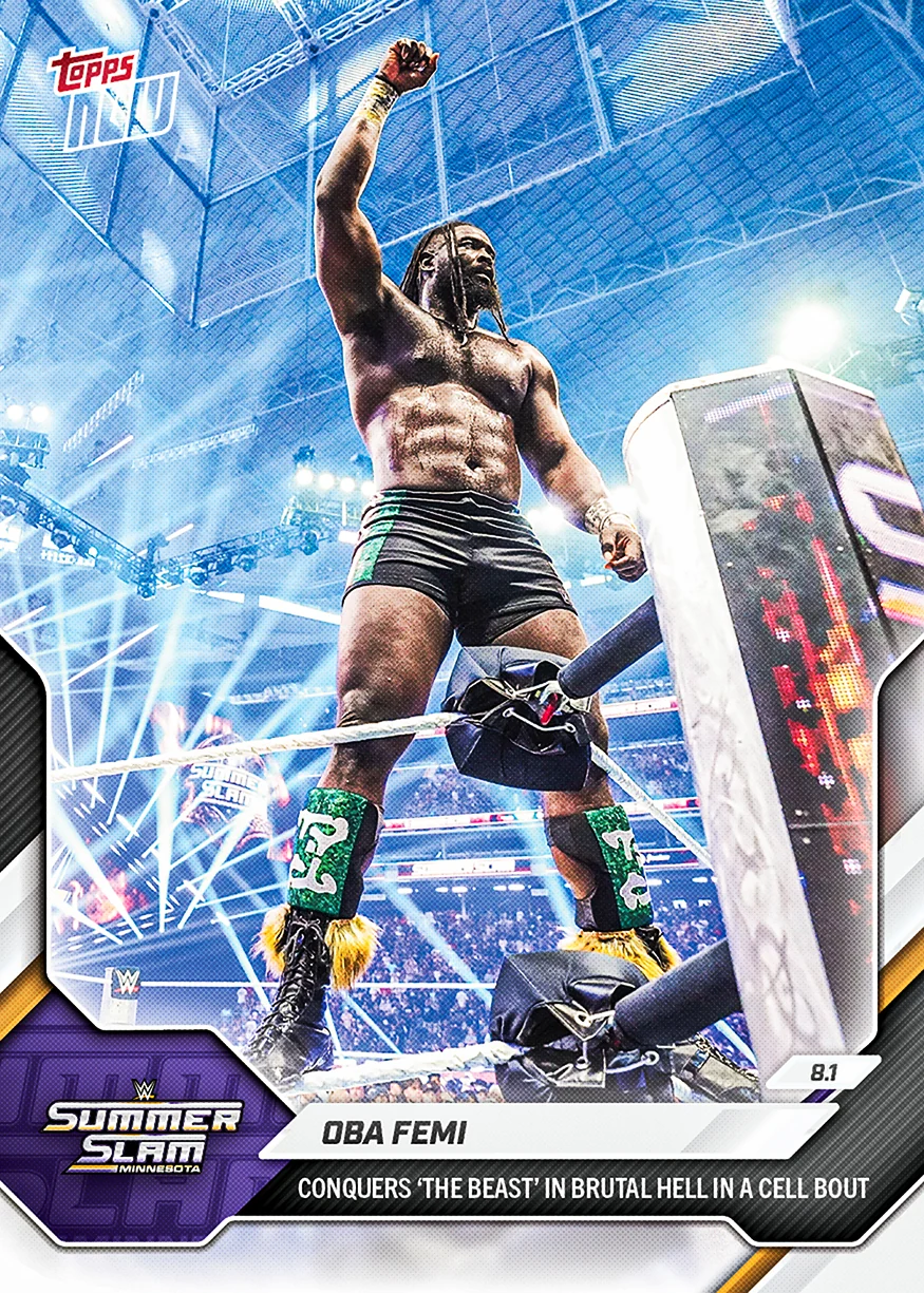 2026 WWE Topps NOW #77 Oba Femi