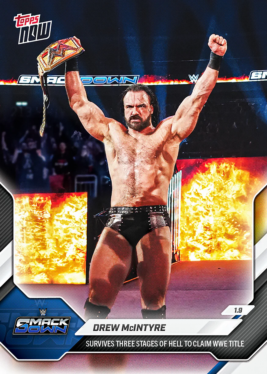 2026 WWE Topps NOW #8 Drew McIntyre