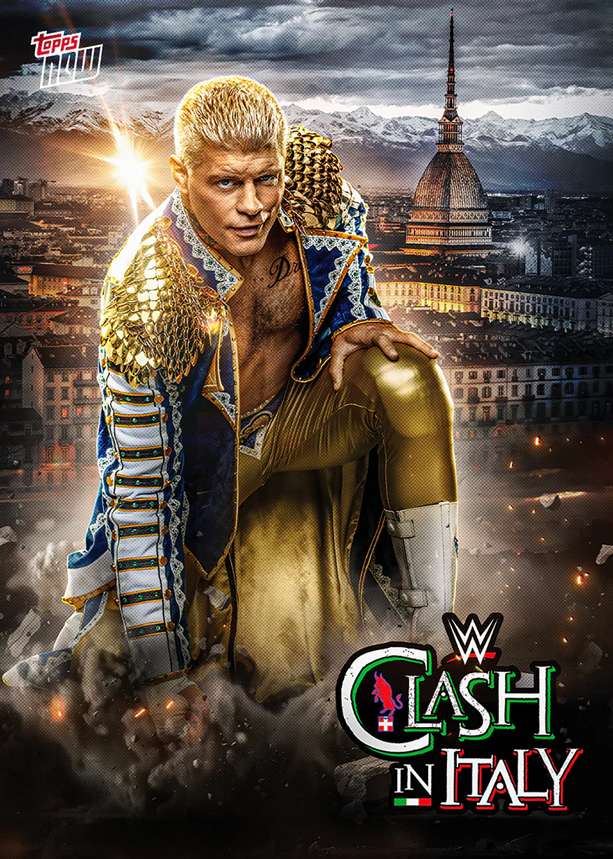 2026 WWE Topps NOW #CITA Clash in Italy