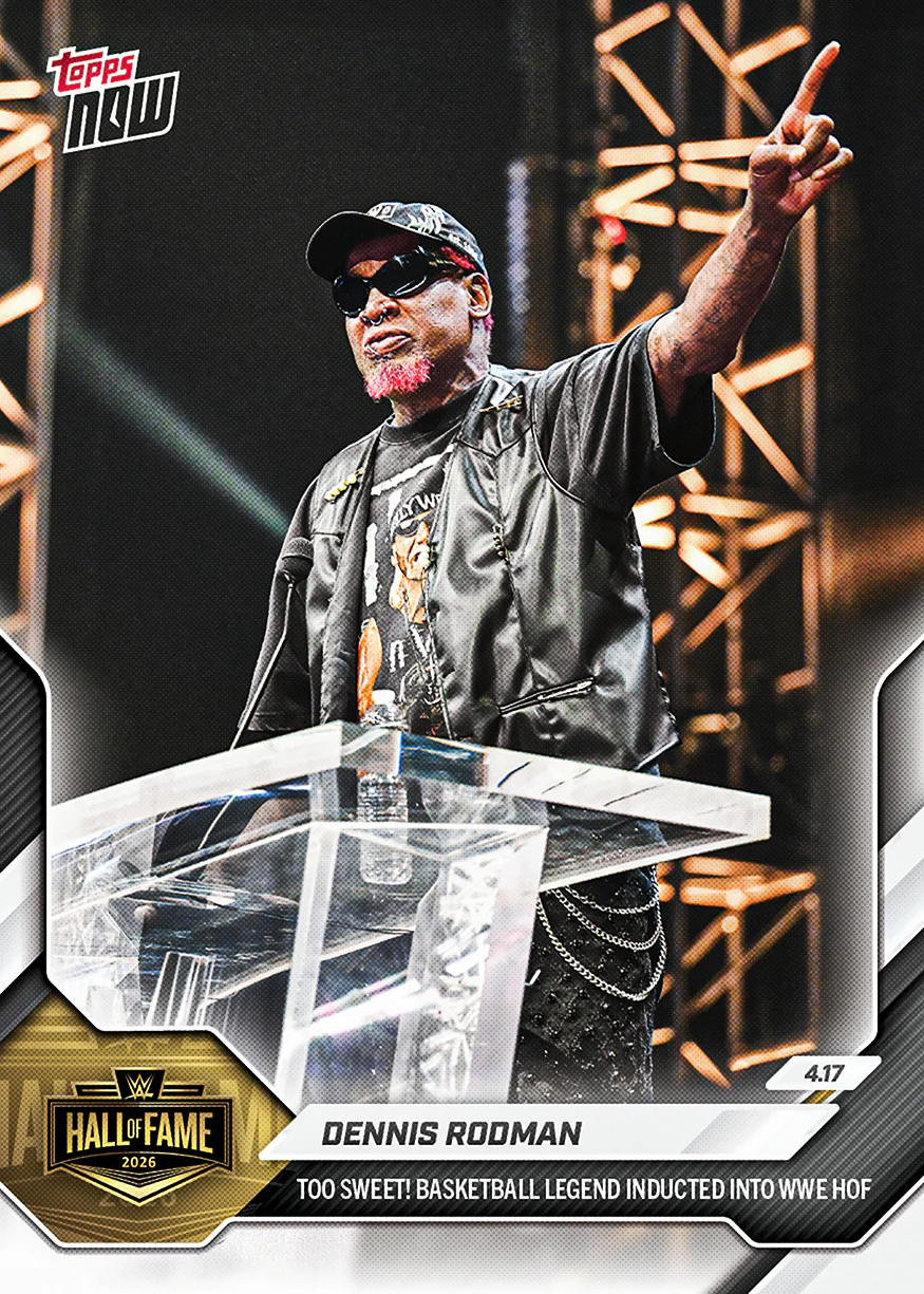2026 WWE Topps NOW #HOF4 Dennis Rodman