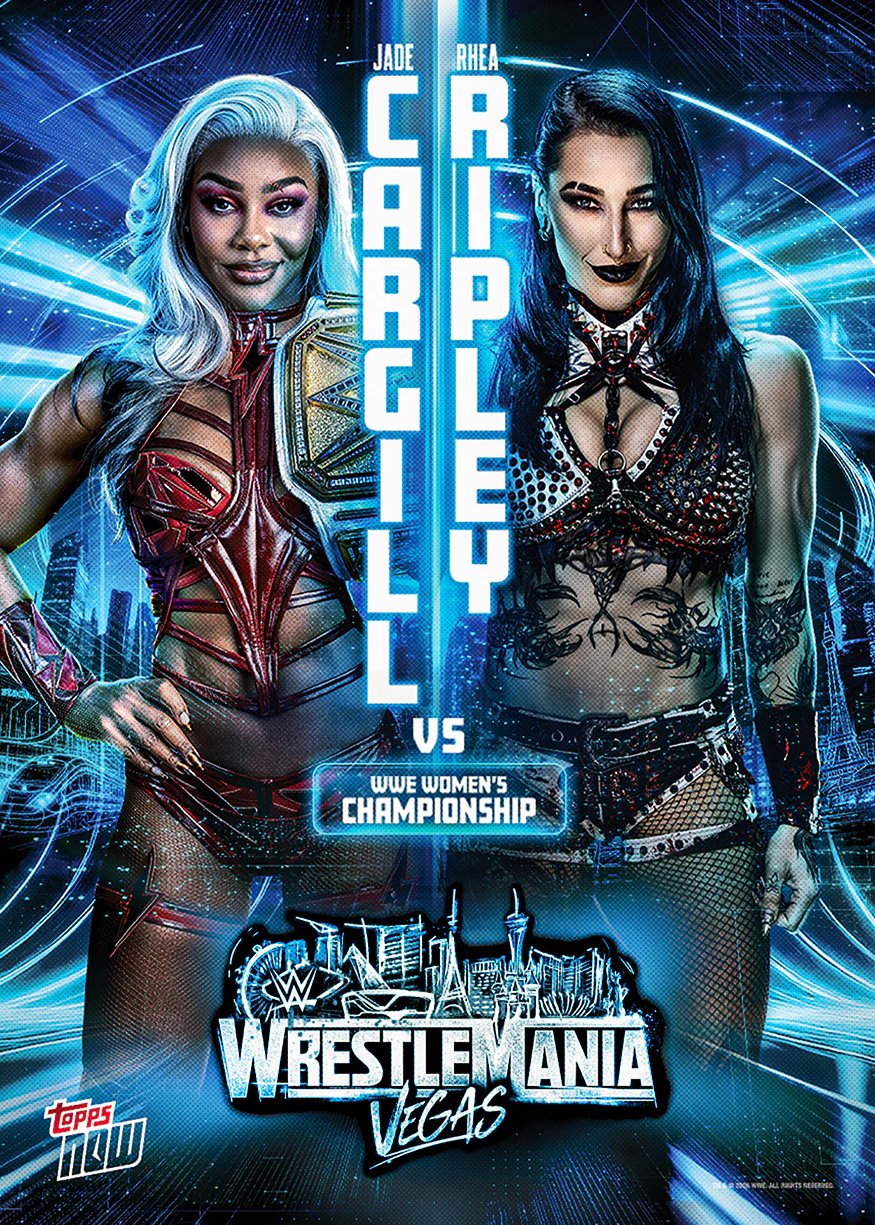 2026 WWE Topps NOW #WMV3 Jade Cargill / Rhea Ripley