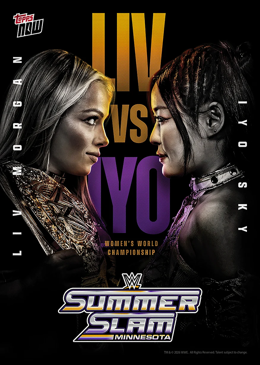 2026 WWE Topps NOW #SS02 Liv Morgan / IYO SKY