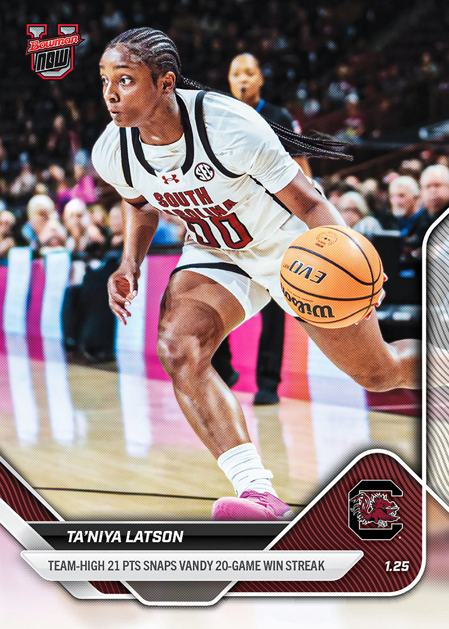 2025-26 Bowman U Basketball #61 Ta'Niya Latson