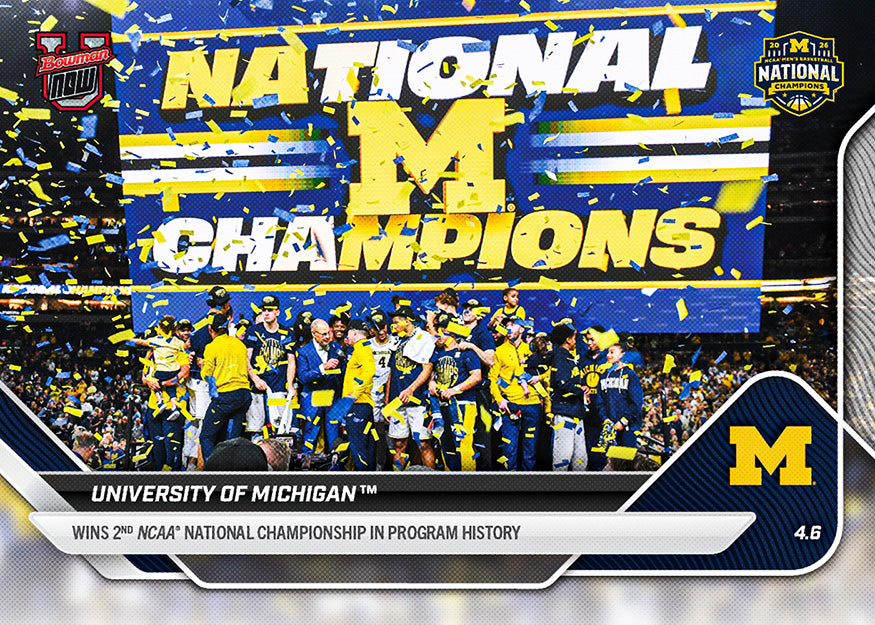 2025-26 Bowman U Basketball #125 University of Michigan