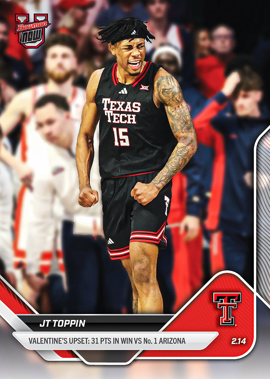 2025-26 Bowman U Basketball #74 JT Toppin