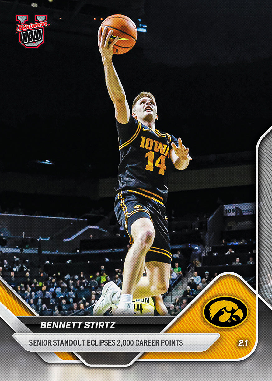 2025-26 Bowman U Basketball #67 Bennett Stirtz