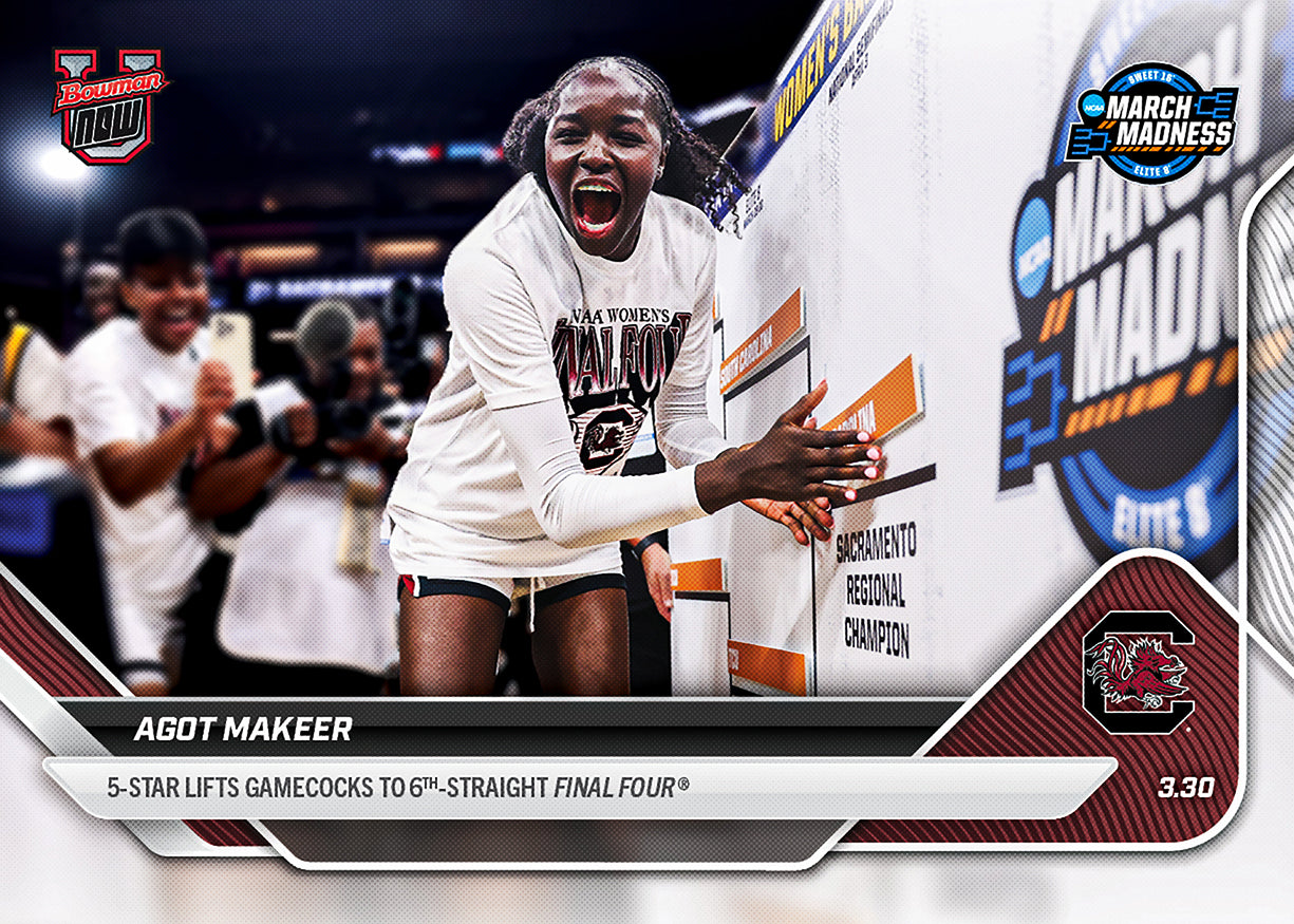 2025-26 Bowman U Basketball #120 Agot Makeer