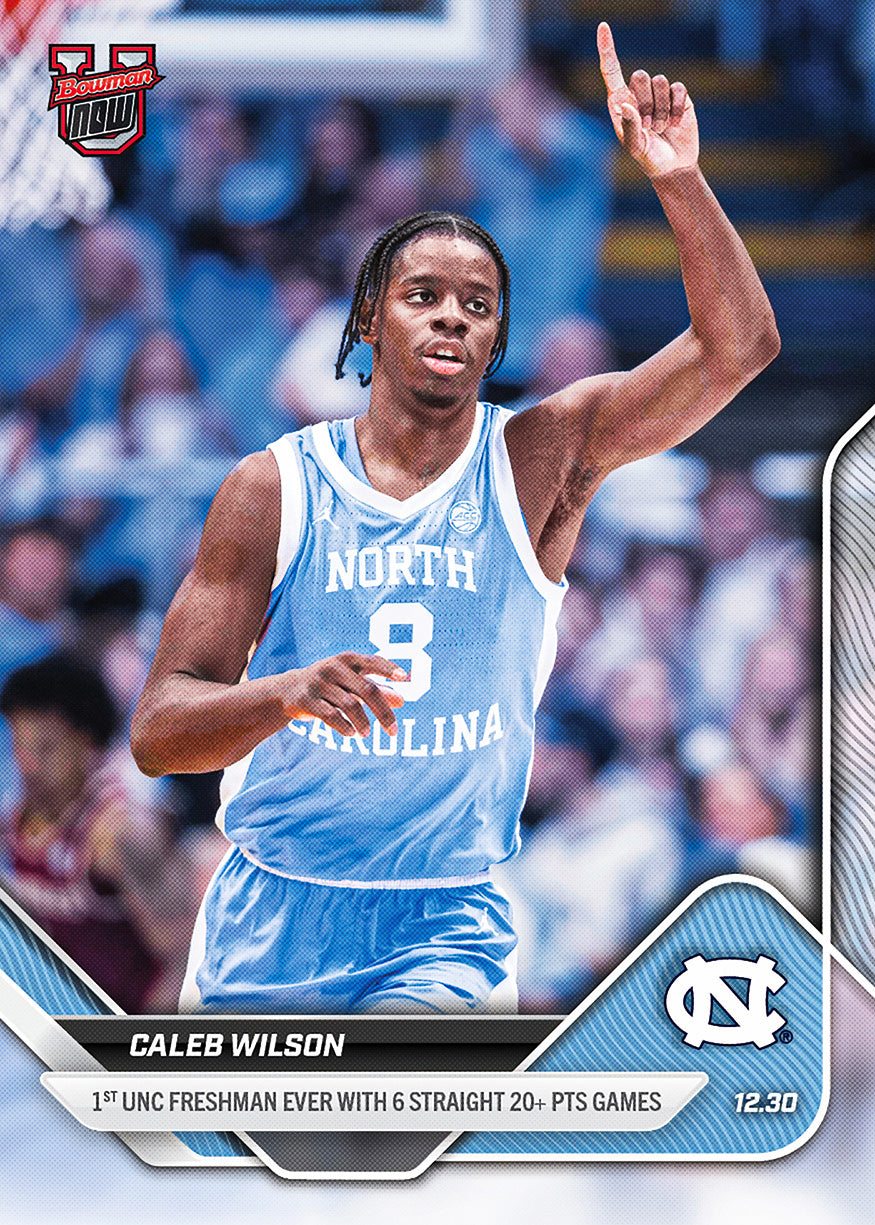 2025-26 Bowman U Basketball #42 Caleb Wilson