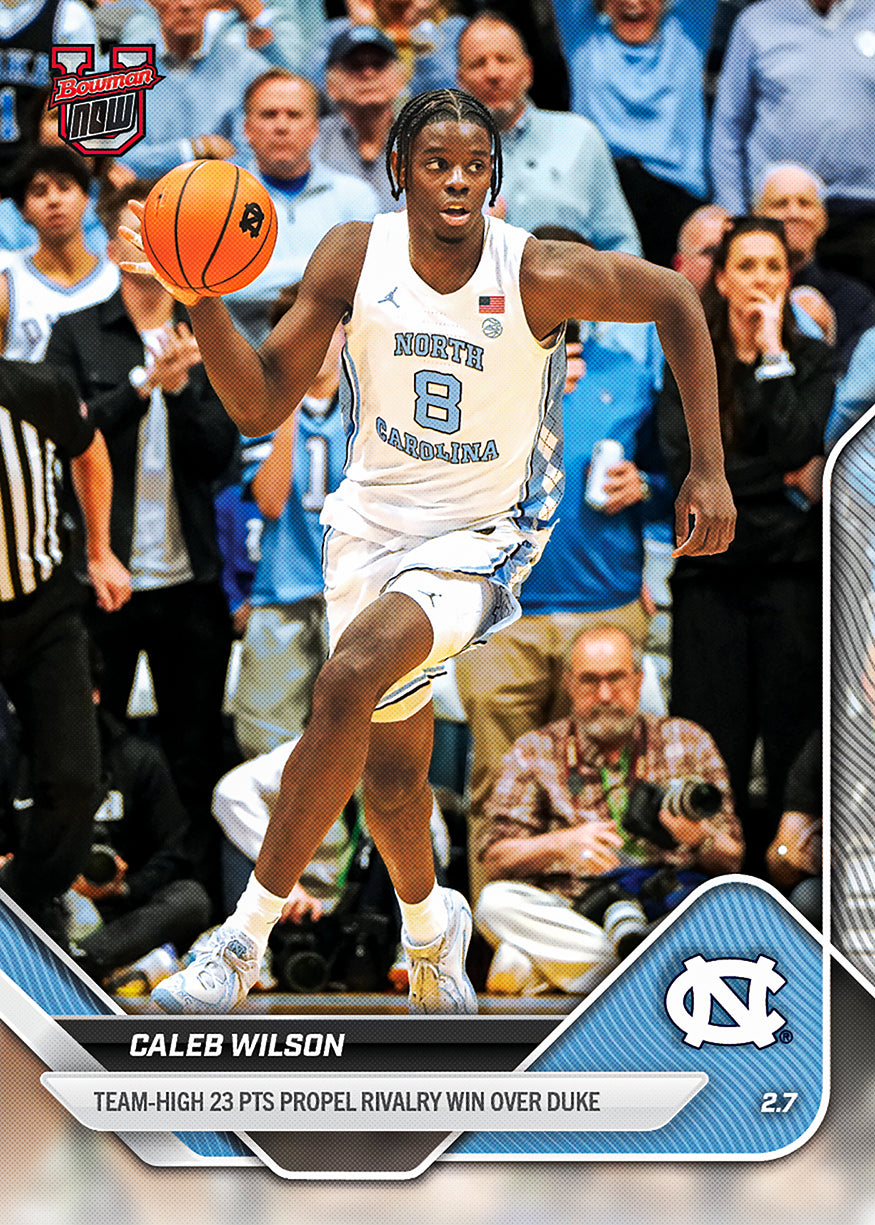 2025-26 Bowman U Basketball #70 Caleb Wilson
