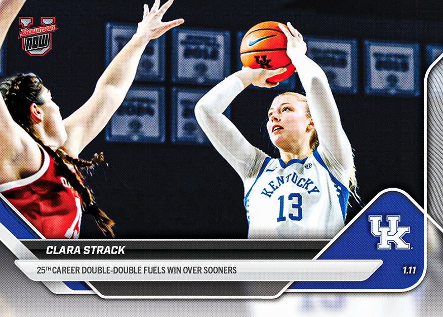 2025-26 Bowman U Basketball #52 Clara Strack