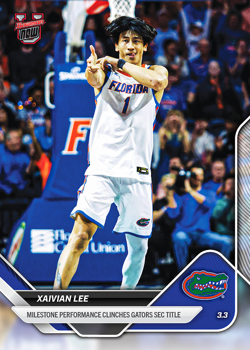 2025-26 Bowman U Basketball #86 Xaivian Lee