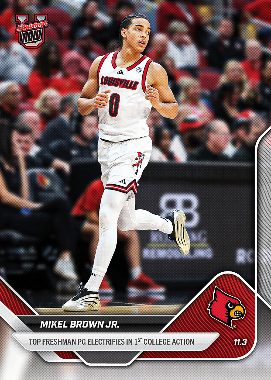 2025-26 Bowman U Basketball #5 Mikel Brown Jr.