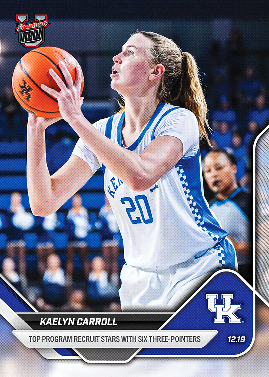 2025-26 Bowman U Basketball #36 Kaelyn Carroll