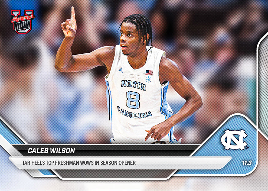2025-26 Bowman U Basketball #8 Caleb Wilson