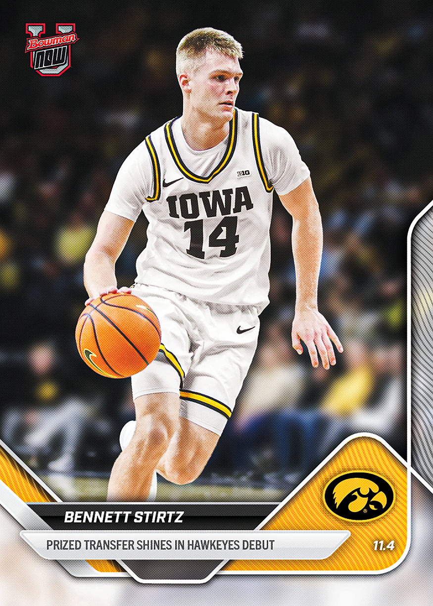 2025-26 Bowman U Basketball #9 Bennett Stirtz