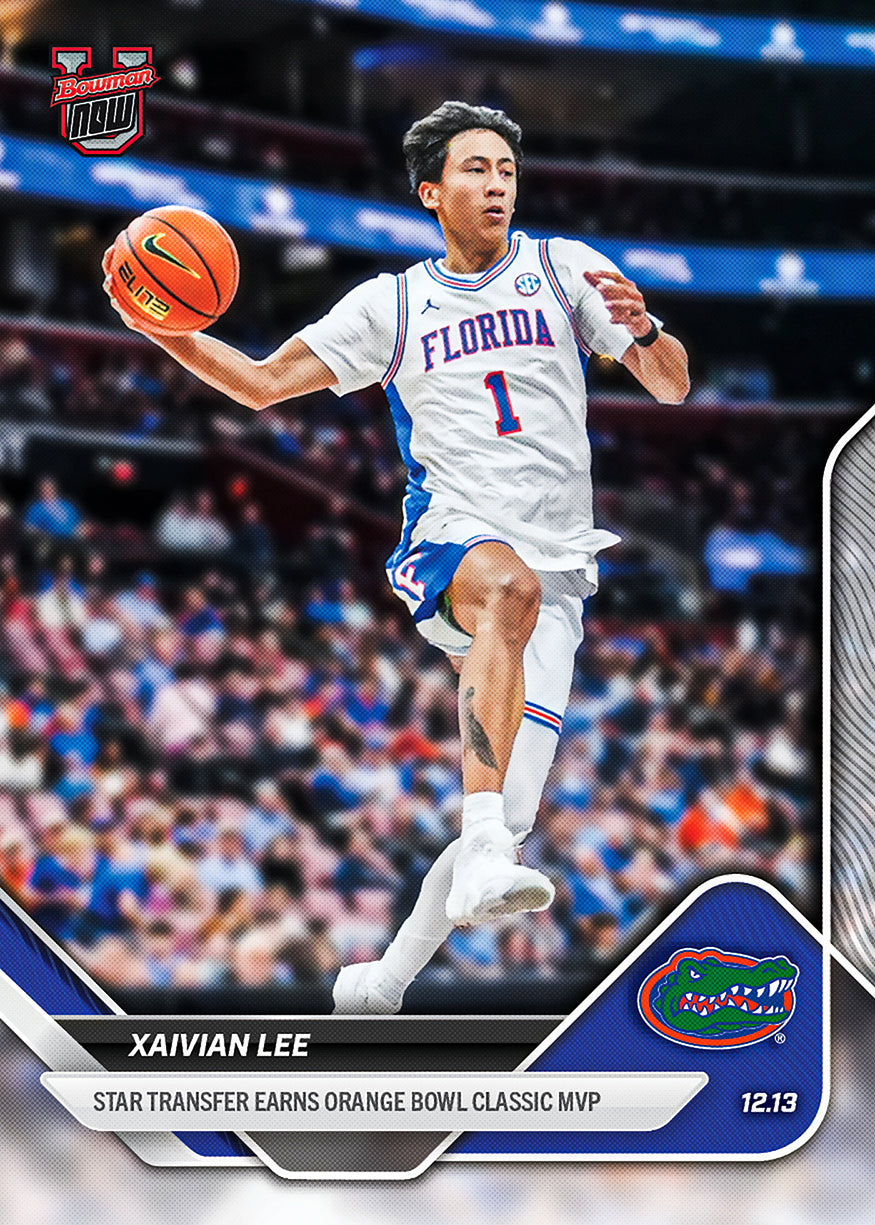 2025-26 Bowman U Basketball #31 Xaivian Lee