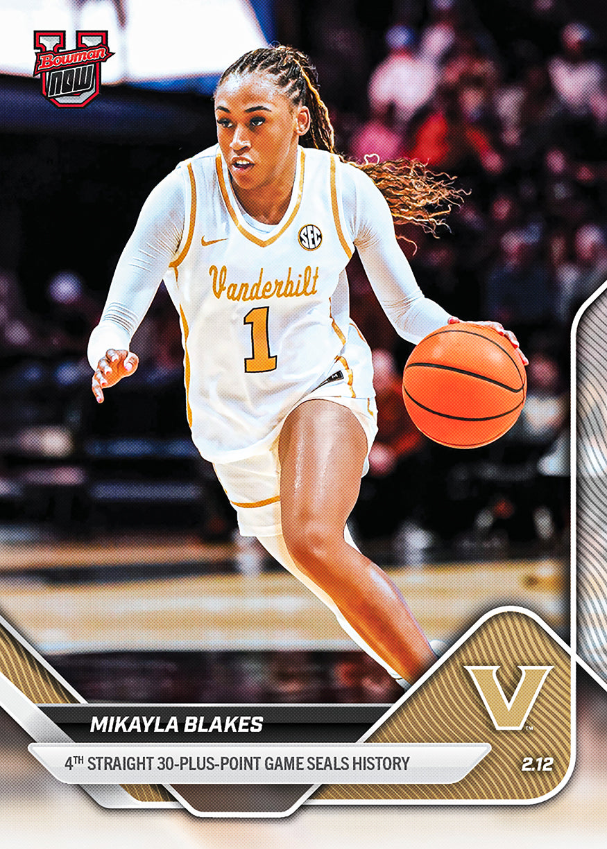 2025-26 Bowman U Basketball #73 Mikayla Blakes