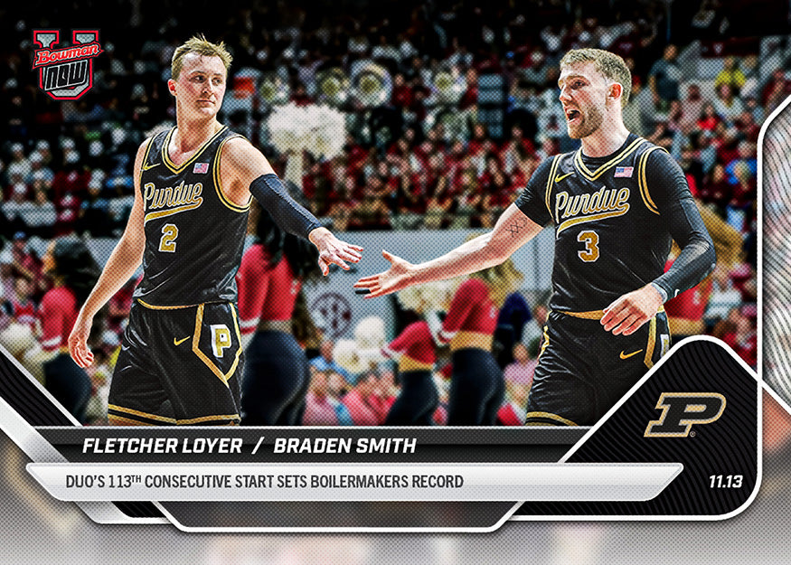 2025-26 Bowman U Basketball #14 Fletcher Loyer / Braden Smith