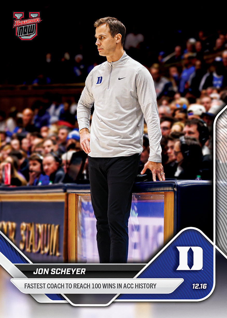 2025-26 Bowman U Basketball #33 Jon Scheyer
