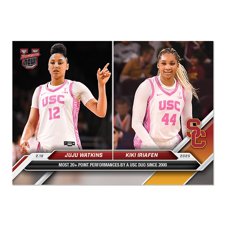 2025 Bowman U Basketball #71 JuJu Watkins/Kiki Iriafen
