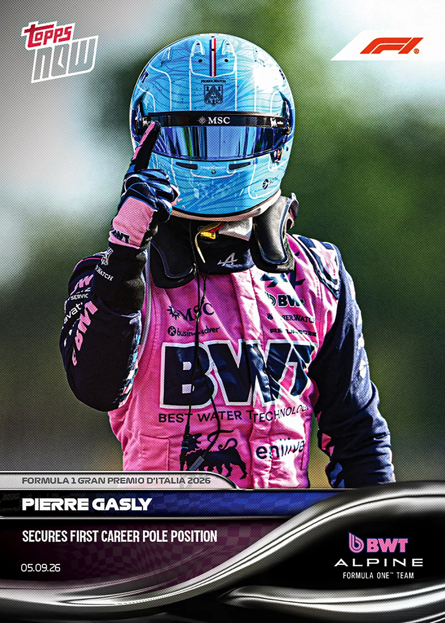 2026 Formula 1 Topps NOW #56 Pierre Gasly