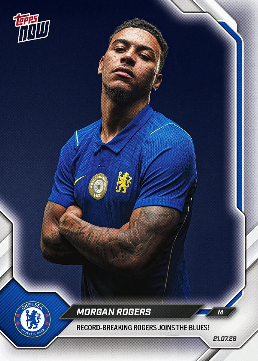 2026 Futbol / Premier League Topps NOW #1 Morgan Rogers