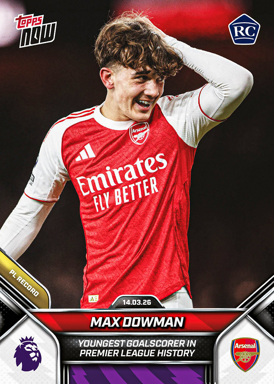 2025-26 Premier League Topps NOW #156 Max Dowman