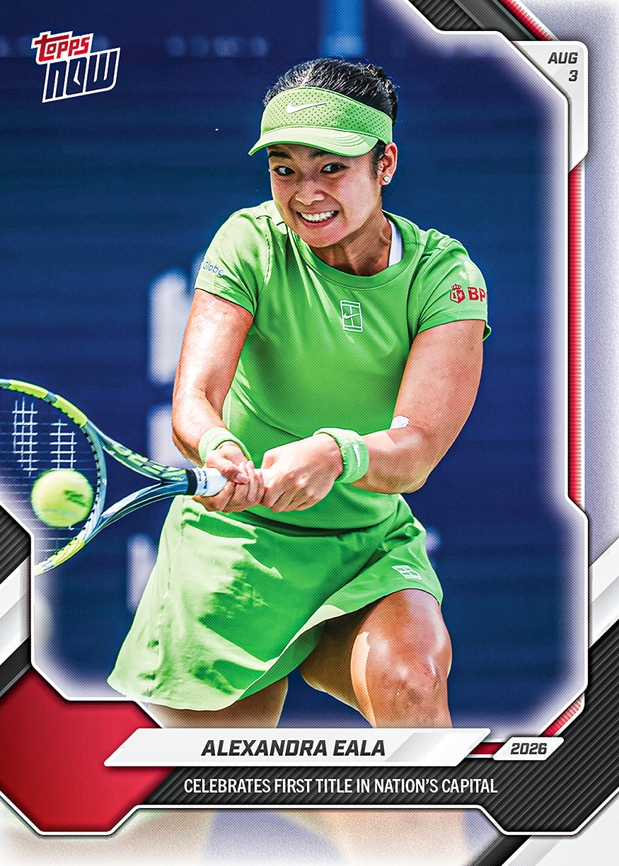 2026 Tennis Topps NOW #18 Alexandra Eala