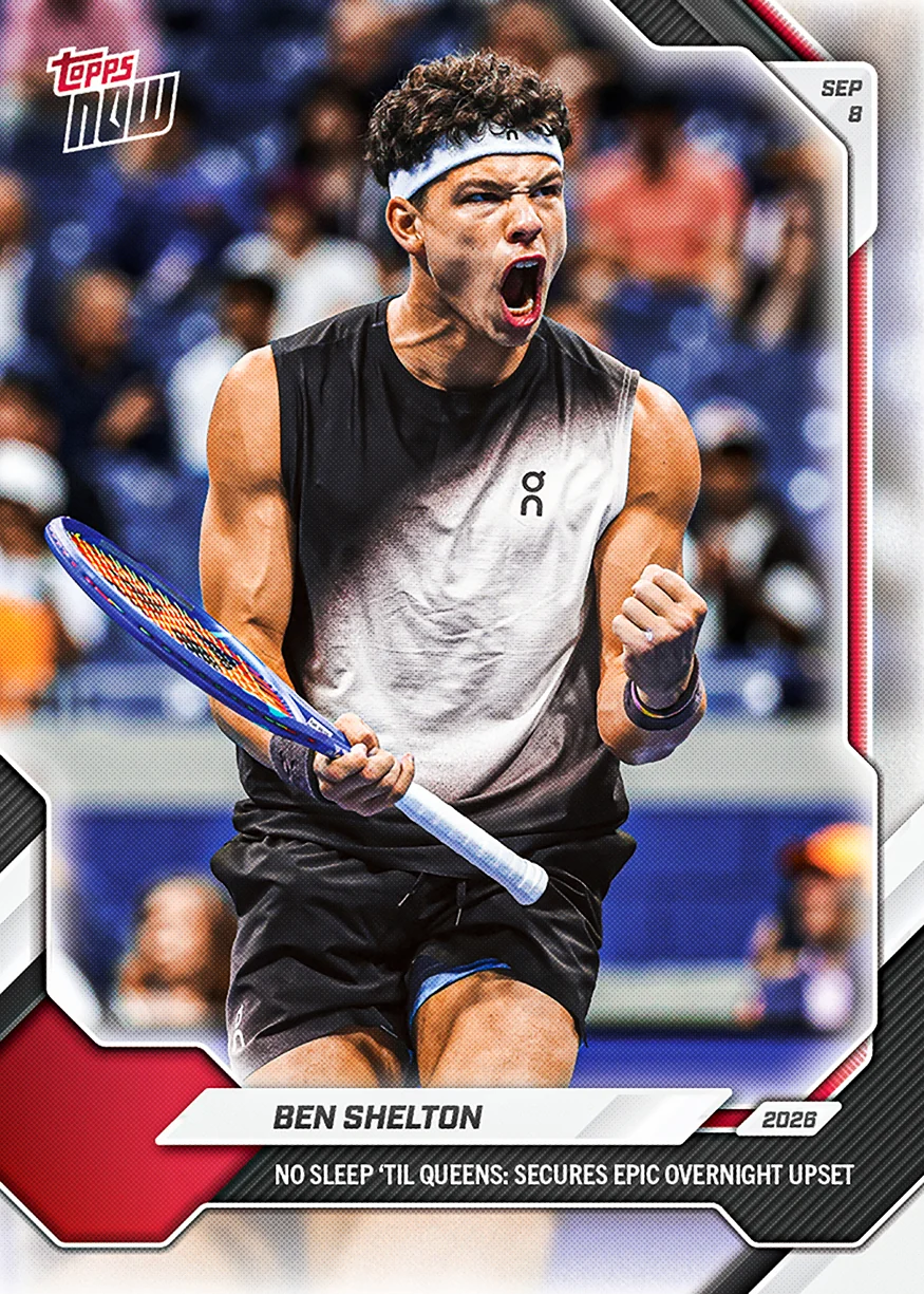 2026 Tennis Topps NOW #19 Ben Shelton