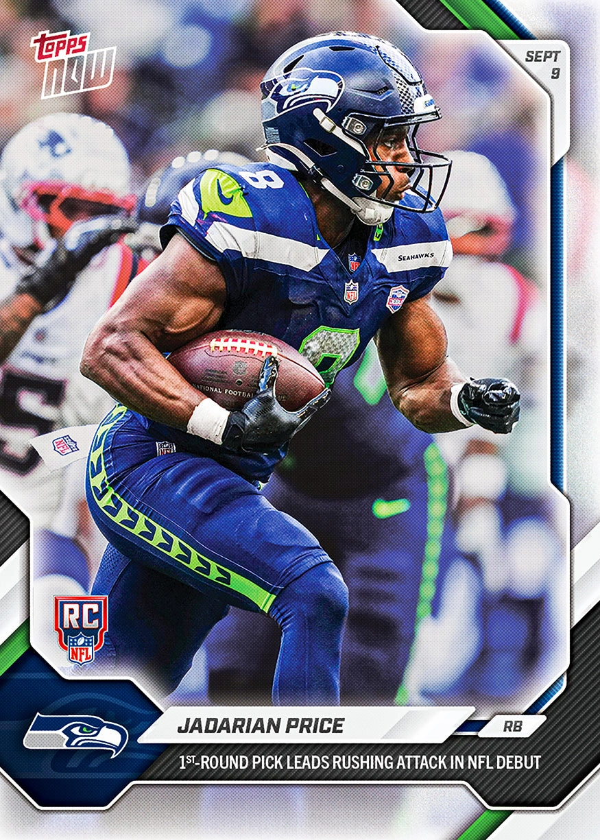 2026 NFL Topps NOW #3 Jadarian Price