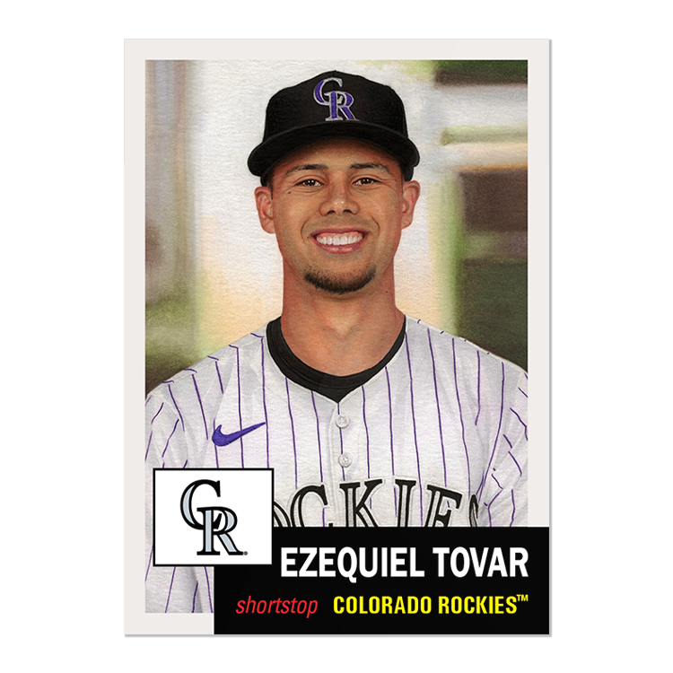 2025 MLB Living Set card 796 featuring Ezequiel Tovar