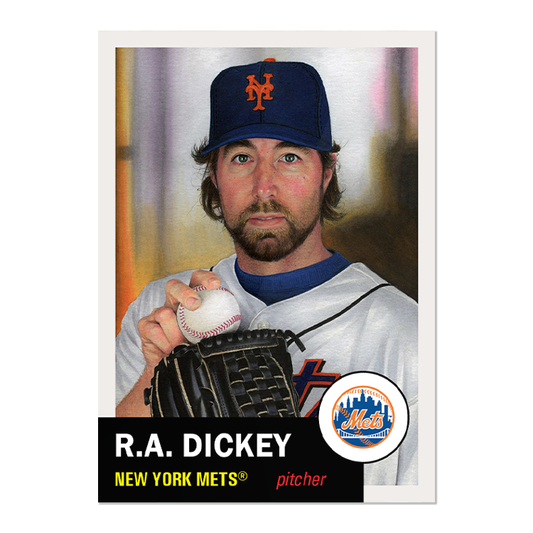 2025 MLB Living Set card 797 featuring R.A. Dickey