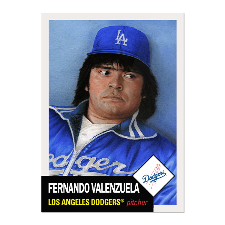 2025 MLB Living Set card 812 featuring Fernando Valenzuela