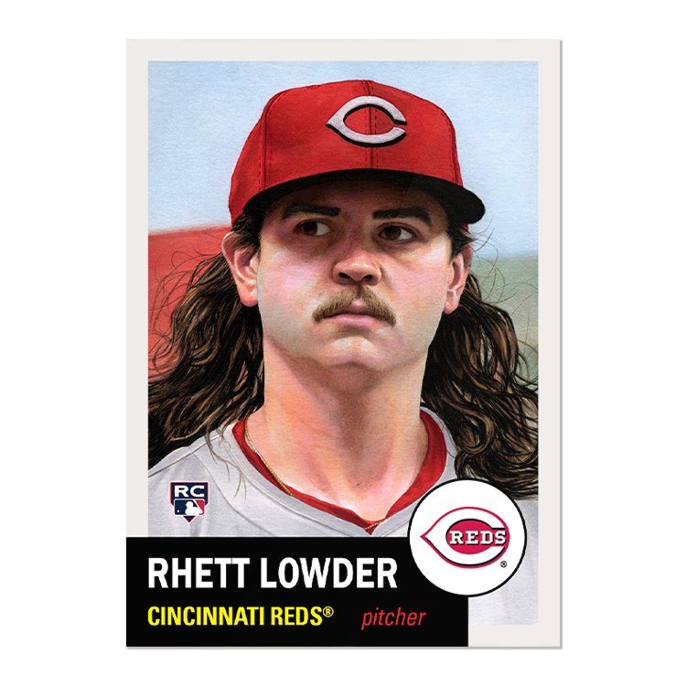 2025 MLB Living Set card 813 featuring Rhett Lowder