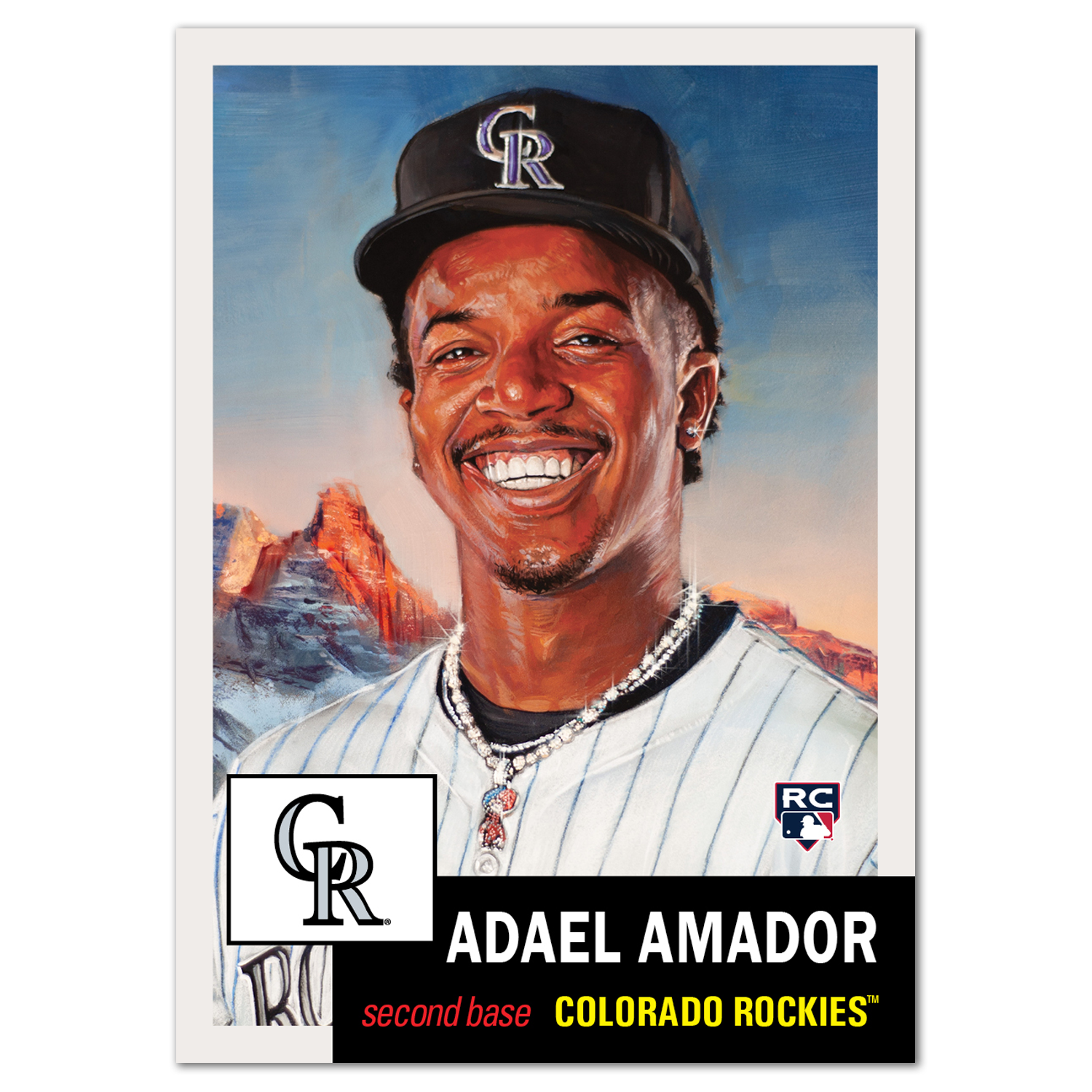 2025 MLB Living Set card 823 featuring Adael Amador