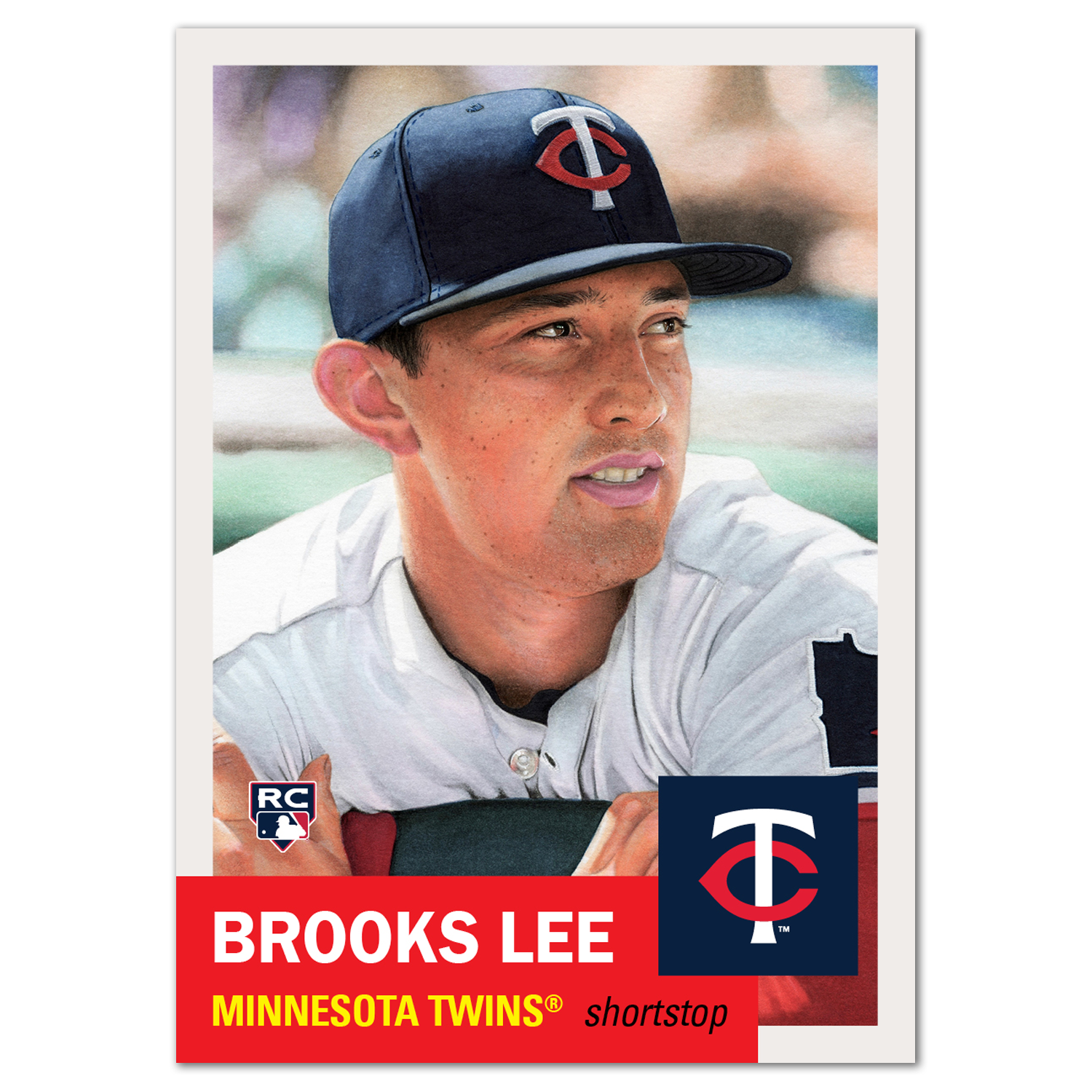 2025 MLB Living Set card 825 featuring Brooks Lee