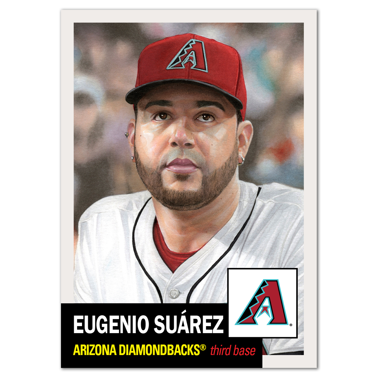 2025 MLB Living Set card 828 featuring Eugenio Suarez