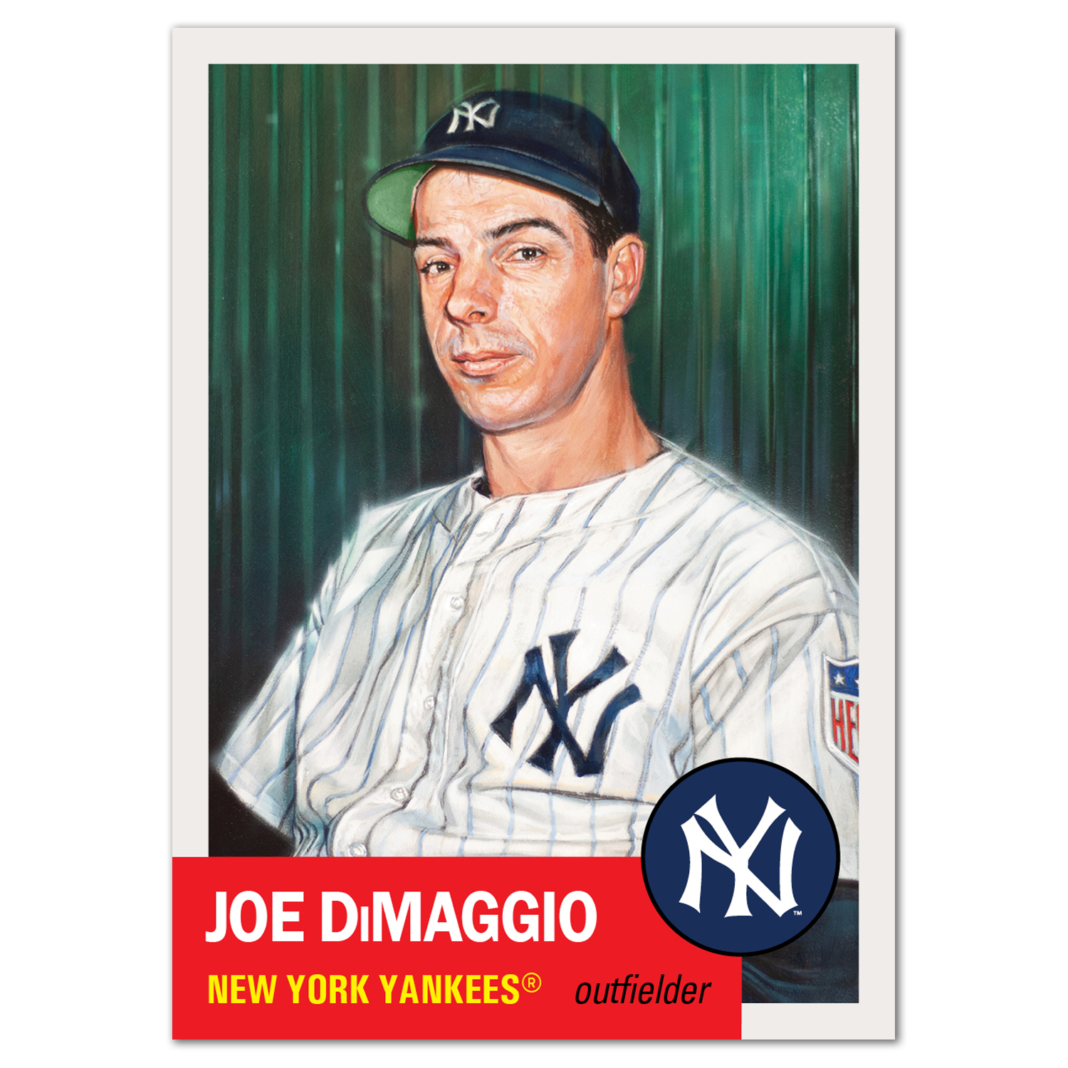 2025 MLB Living Set card 832 featuring Joe DiMaggio