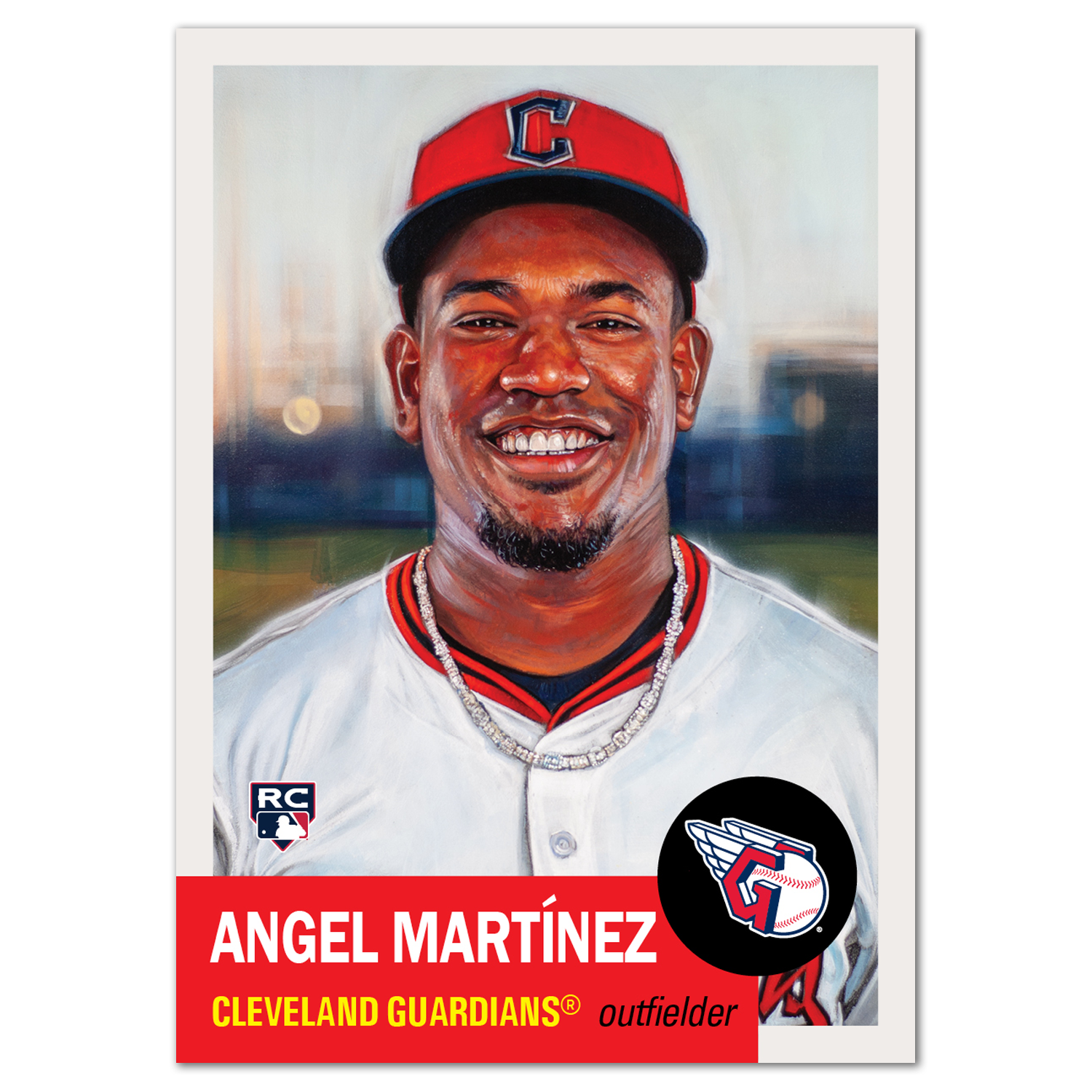 2025 MLB Living Set card 840 featuring Angel Martinez