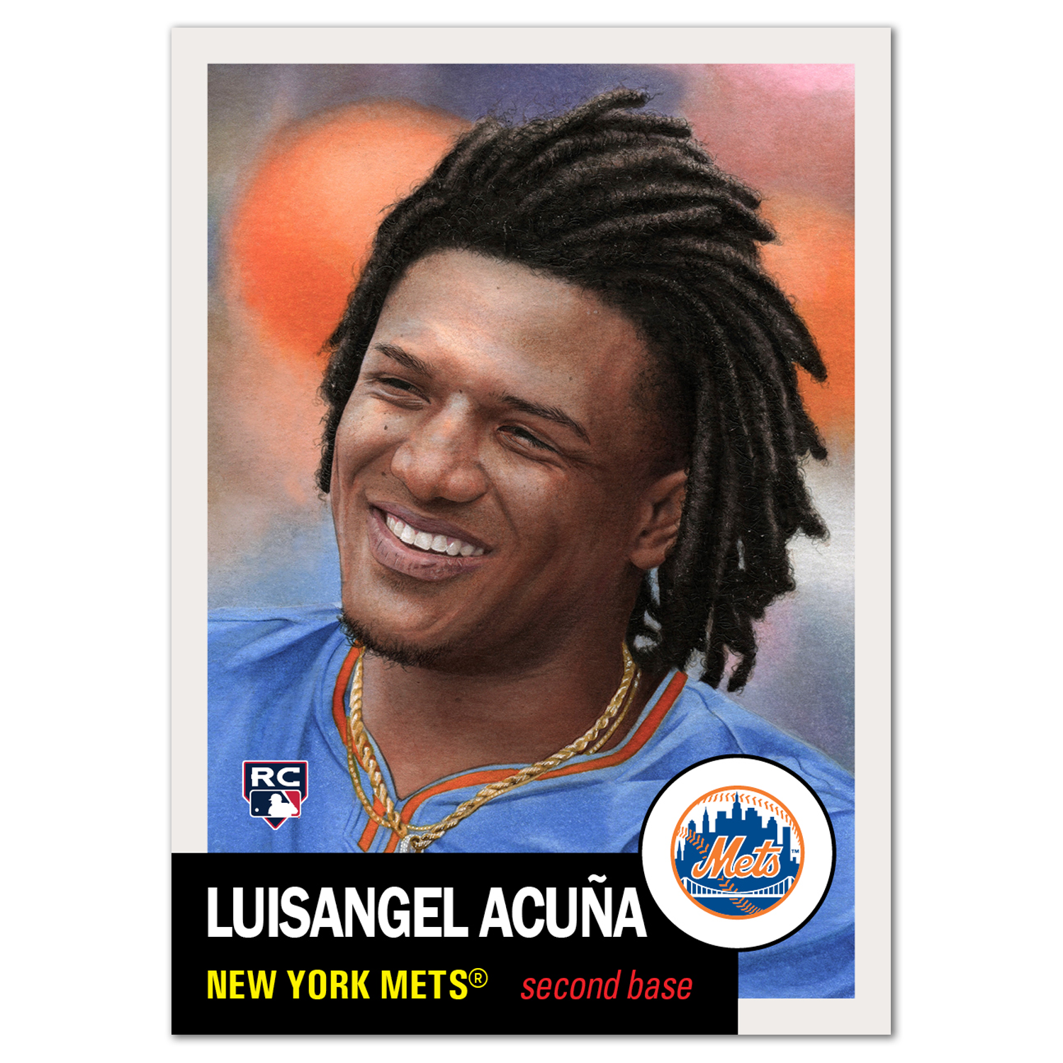 2025 MLB Living Set card 843 featuring Luisangel Acuna