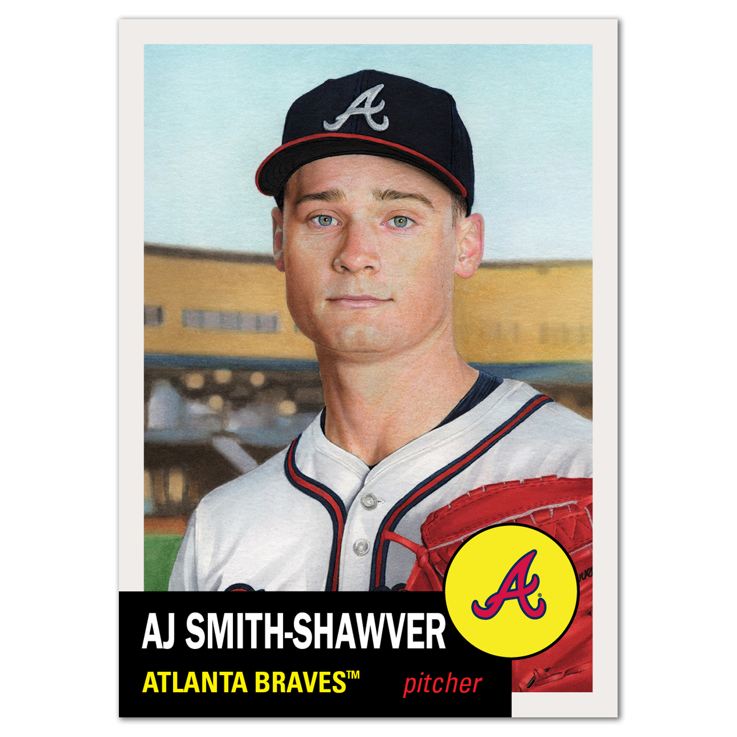 2025 MLB Living Set card 850 featuring AJ Smith-Shawver