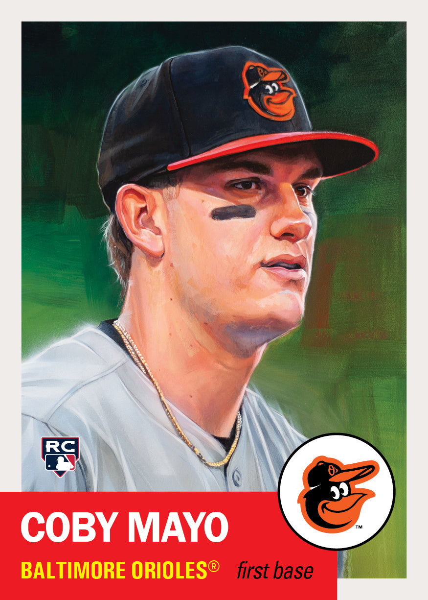 2025 MLB Living Set card 865 featuring Coby Mayo