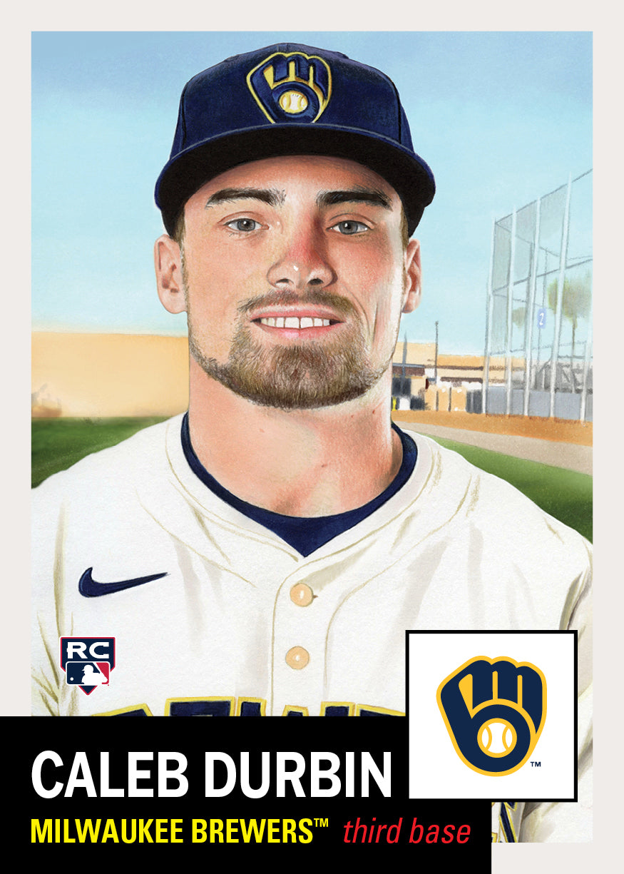 2025 MLB Living Set card 880 featuring Caleb Durbin