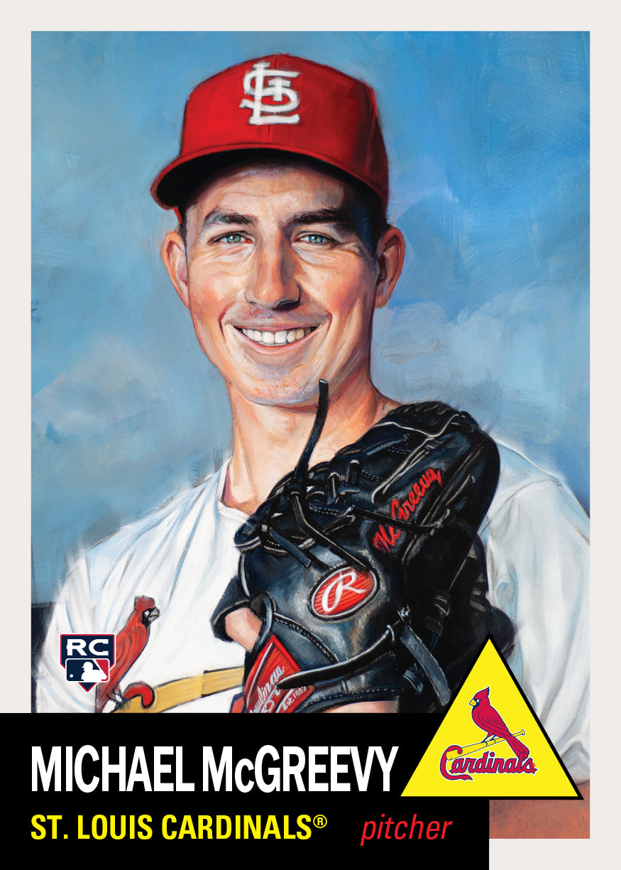 2025 MLB Living Set card 885 featuring Michael McGreevy