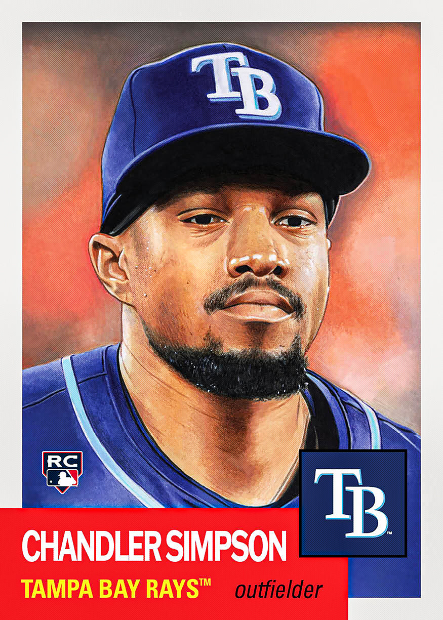 2025 MLB Living Set card 894 featuring Chandler Simpson