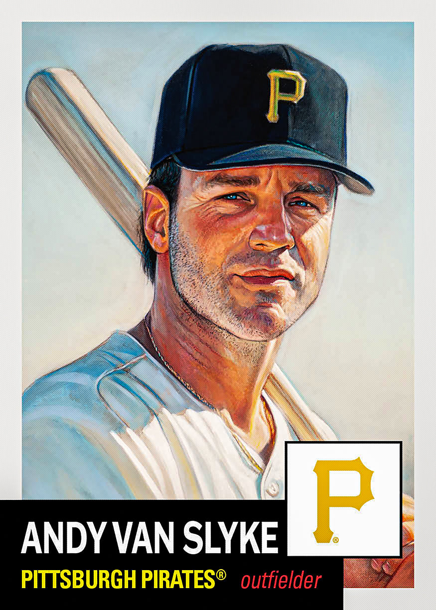 2025 MLB Living Set card 895 featuring Andy Van Slyke