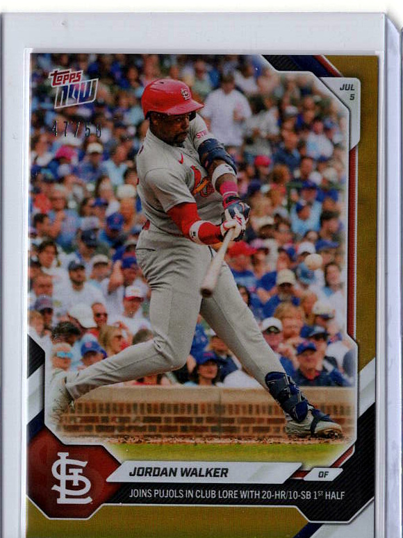 Jordan Walker Gold /50 serial 17/50