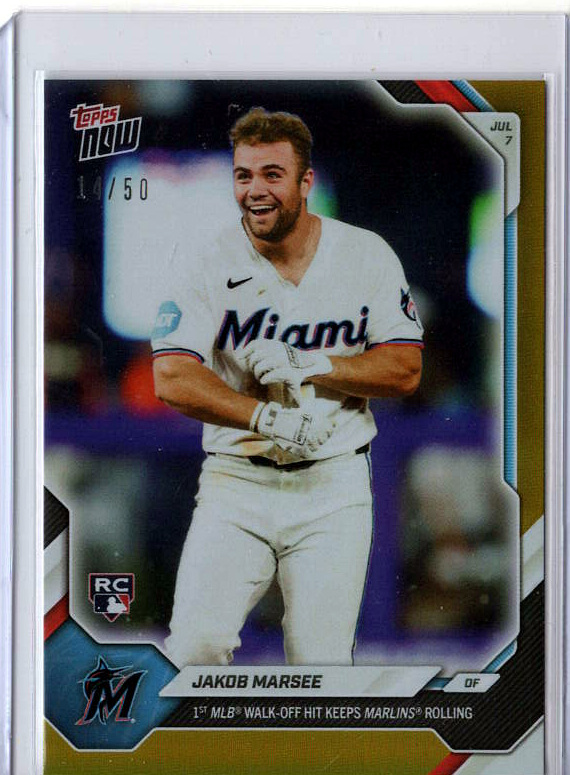 Jakob Marsee Gold /50 serial 14/50