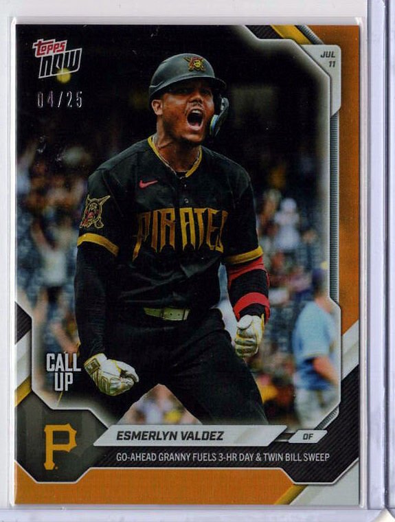 Esmerlyn Valdez Orange /25 serial 04/25
